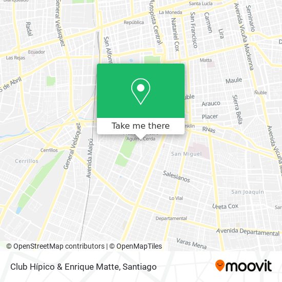 Club Hípico & Enrique Matte map