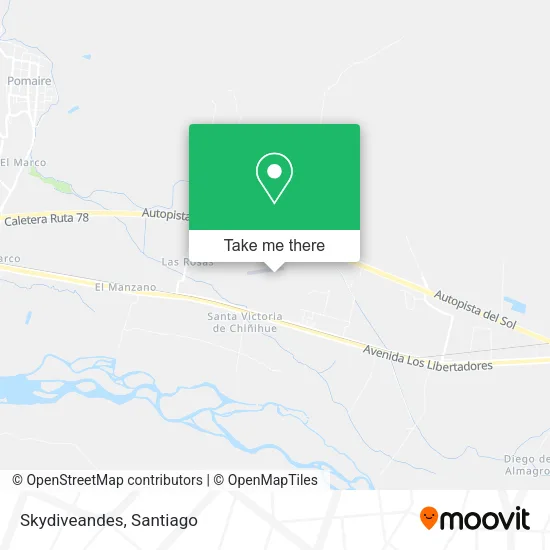 Skydiveandes map