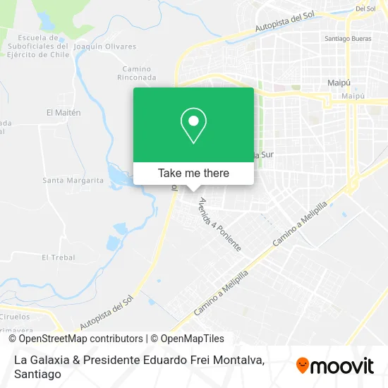 La Galaxia & Presidente Eduardo Frei Montalva map