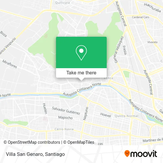 Villa San Genaro map