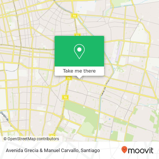 Avenida Grecia & Manuel Carvallo map