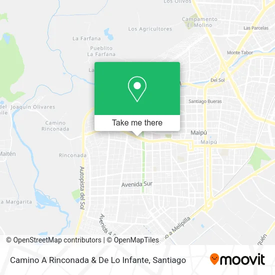 Mapa de Camino A Rinconada & De Lo Infante
