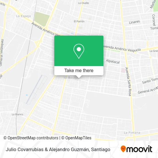 Julio Covarrubias & Alejandro Guzmán map