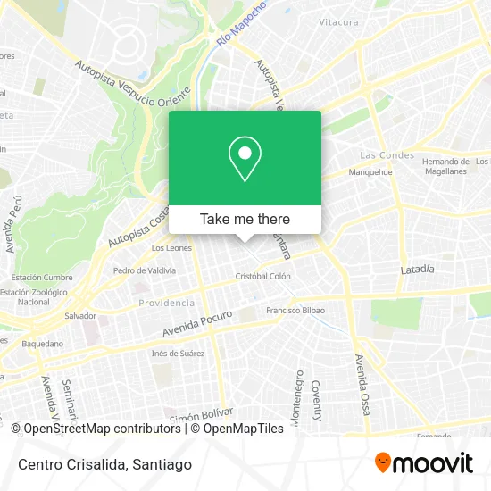 Centro Crisalida map