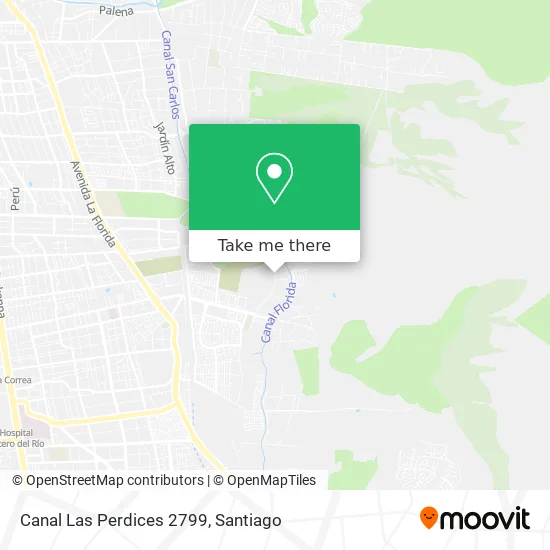 Canal Las Perdices 2799 map