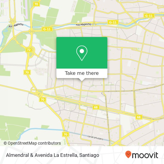 Mapa de Almendral & Avenida La Estrella