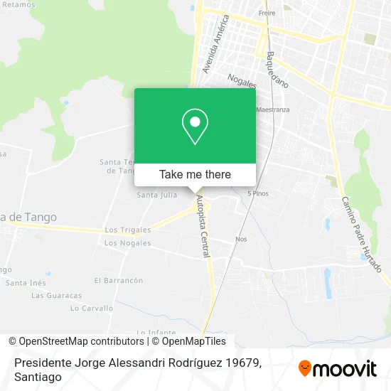 Presidente Jorge Alessandri Rodríguez 19679 map