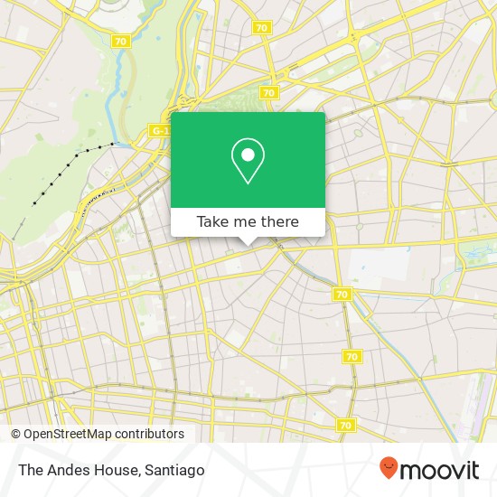 The Andes House map