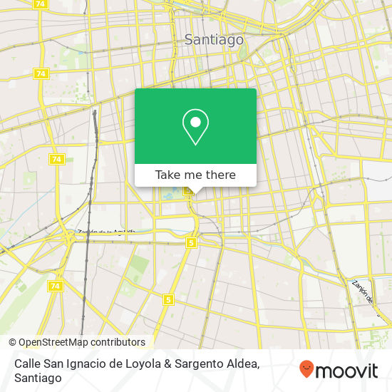 Calle San Ignacio de Loyola & Sargento Aldea map