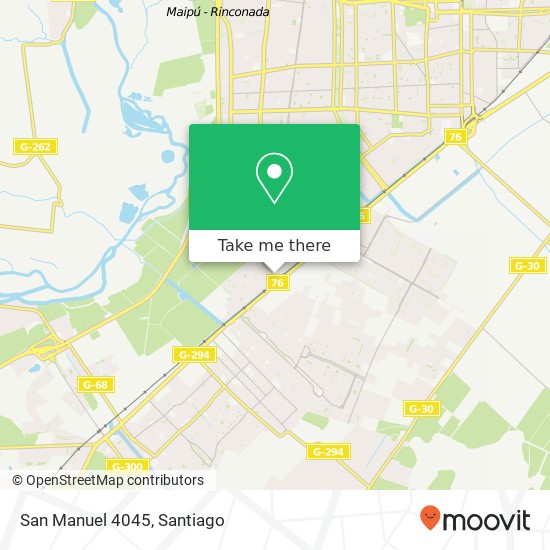 San Manuel 4045 map