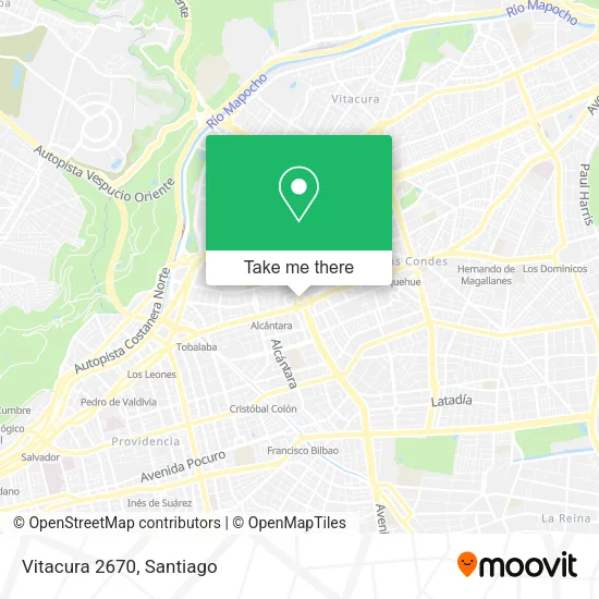 Vitacura 2670 map