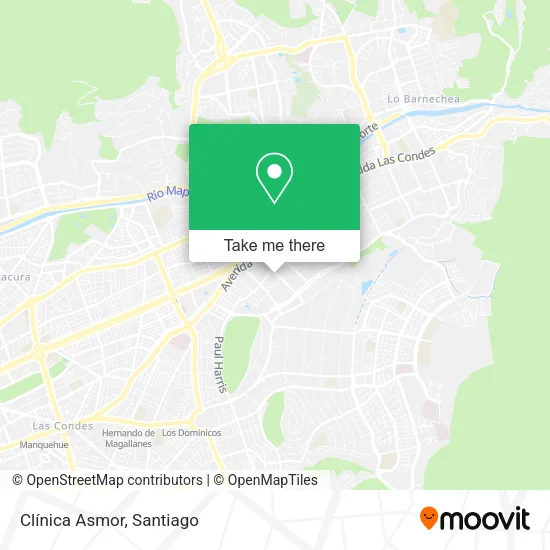 Clínica Asmor map