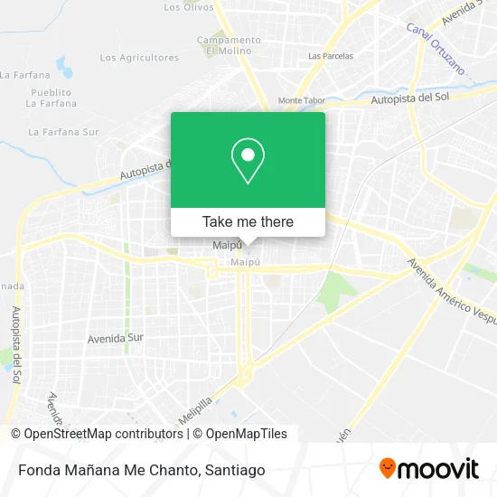 Fonda Mañana Me Chanto map