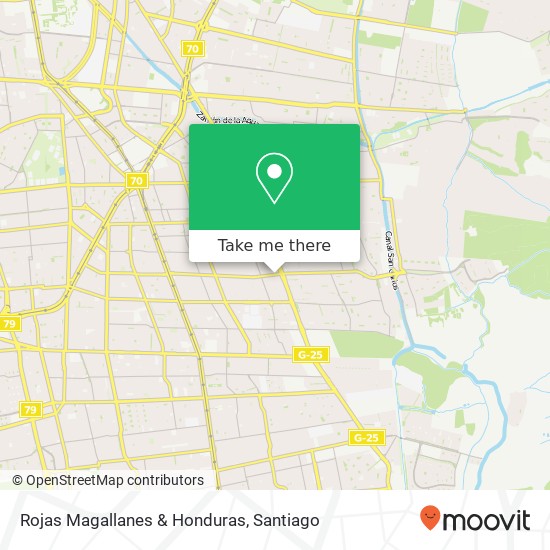 Mapa de Rojas Magallanes & Honduras