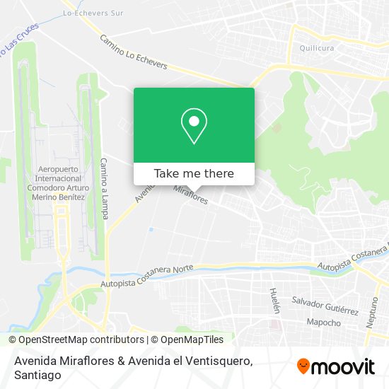 Avenida Miraflores & Avenida el Ventisquero map