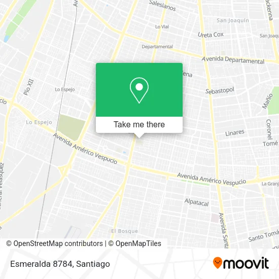Esmeralda 8784 map