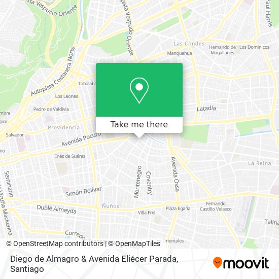 Mapa de Diego de Almagro & Avenida Eliécer Parada