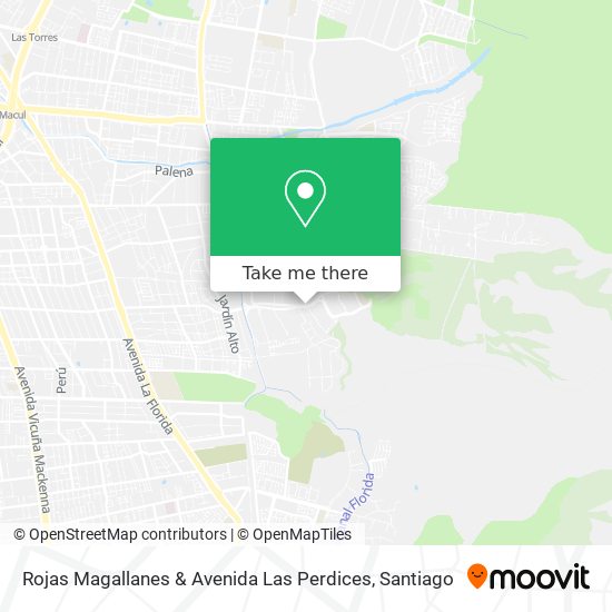 Rojas Magallanes & Avenida Las Perdices map