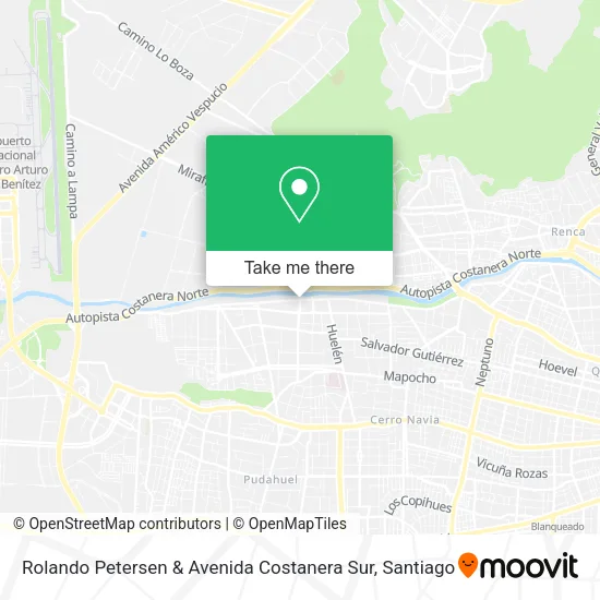Rolando Petersen & Avenida Costanera Sur map