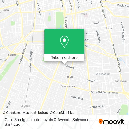 Calle San Ignacio de Loyola & Avenida Salesianos map
