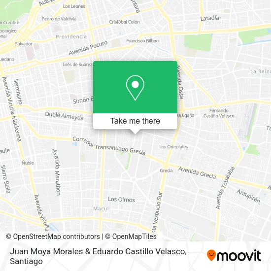 Juan Moya Morales & Eduardo Castillo Velasco map
