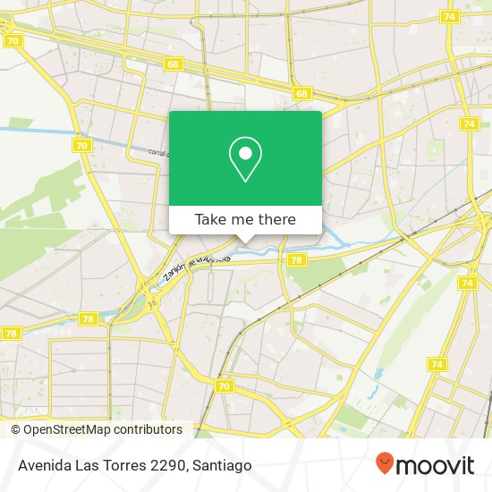Avenida Las Torres 2290 map