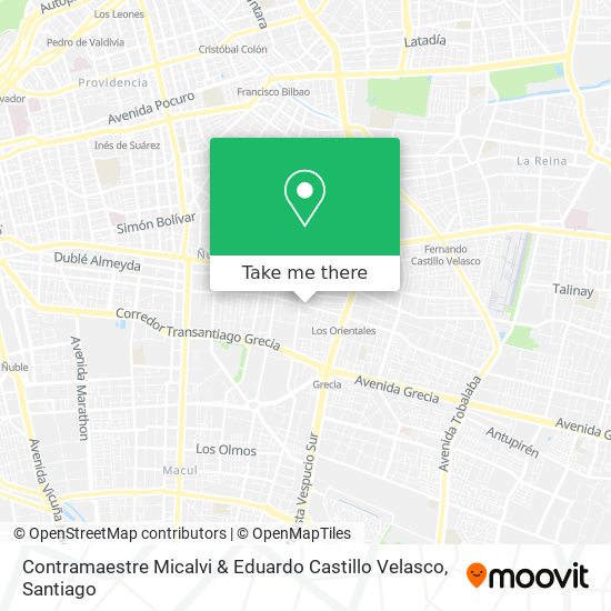 Contramaestre Micalvi & Eduardo Castillo Velasco map