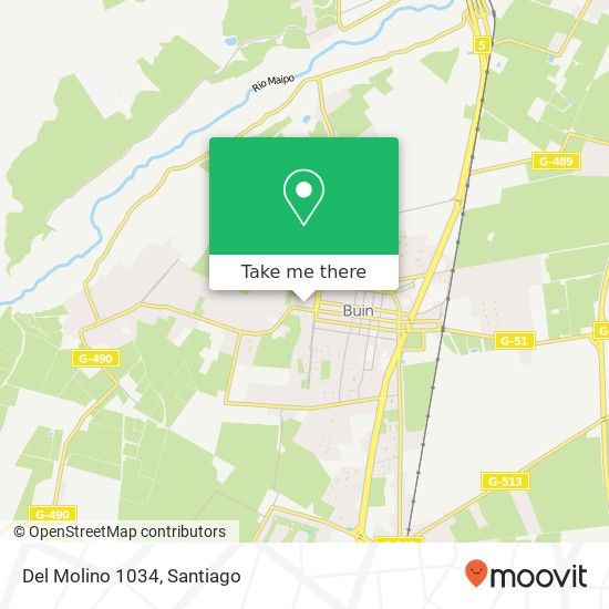 Del Molino 1034 map