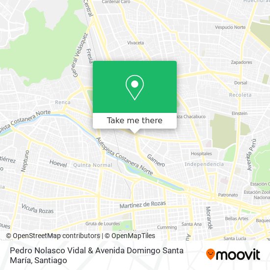 Pedro Nolasco Vidal & Avenida Domingo Santa María map