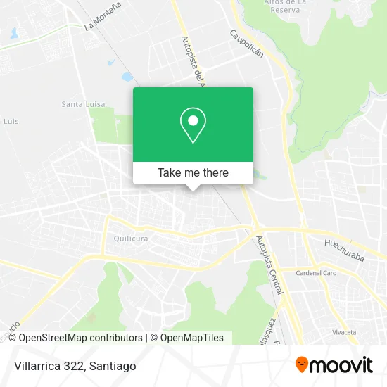 Villarrica 322 map