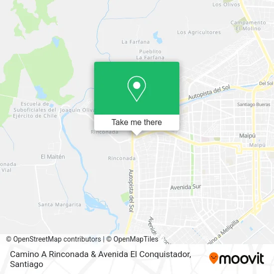 Camino A Rinconada & Avenida El Conquistador map