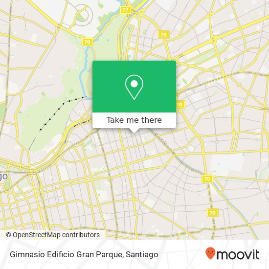 Gimnasio Edificio Gran Parque map