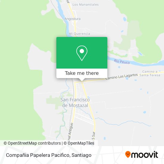 Compañia Papelera Pacifico map