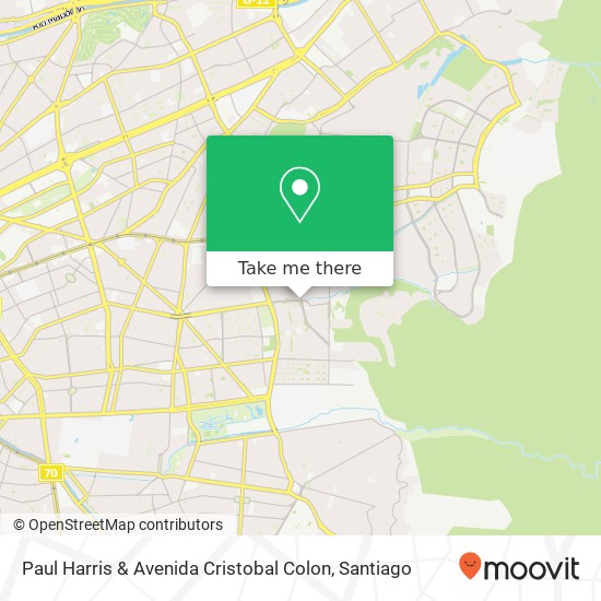 Paul Harris & Avenida Cristobal Colon map