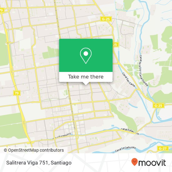 Salitrera Viga 751 map