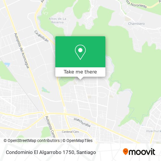 Condominio El Algarrobo 1750 map