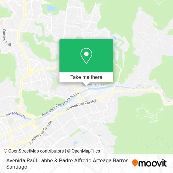 Avenida Raúl Labbé & Padre Alfredo Arteaga Barros map