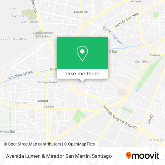 Mapa de Avenida Lumen & Mirador San Martín