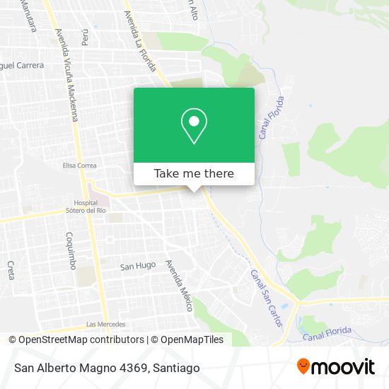 San Alberto Magno 4369 map