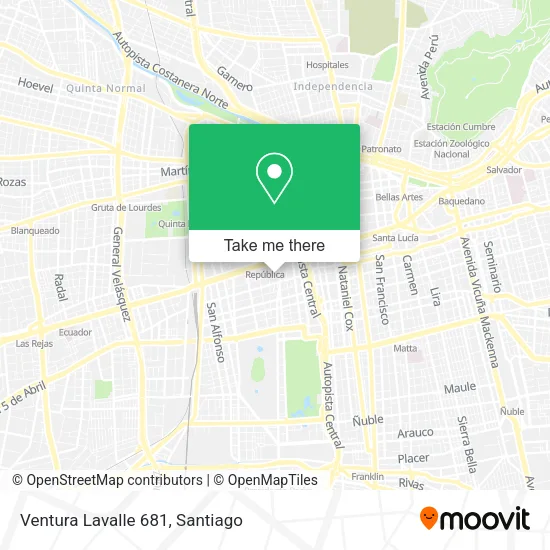 Ventura Lavalle 681 map