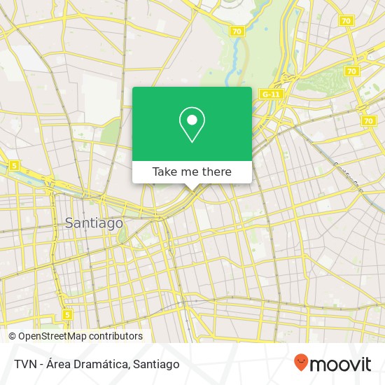 TVN - Área Dramática map