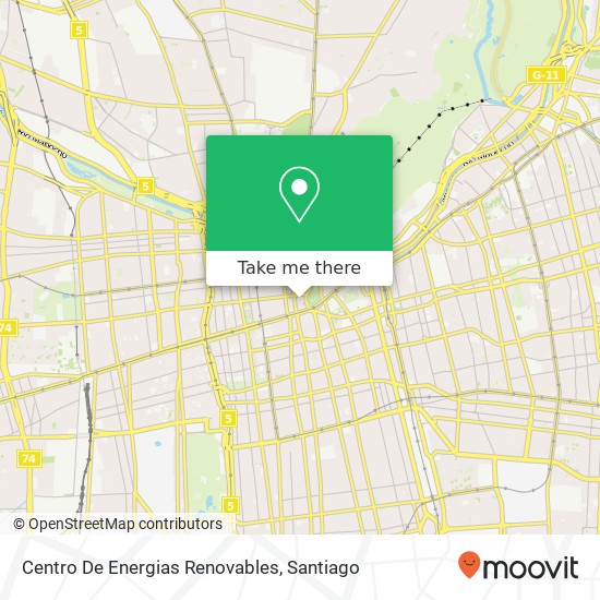 Mapa de Centro De Energias Renovables