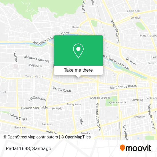 Radal 1693 map