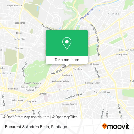Mapa de Bucarest & Andrés Bello