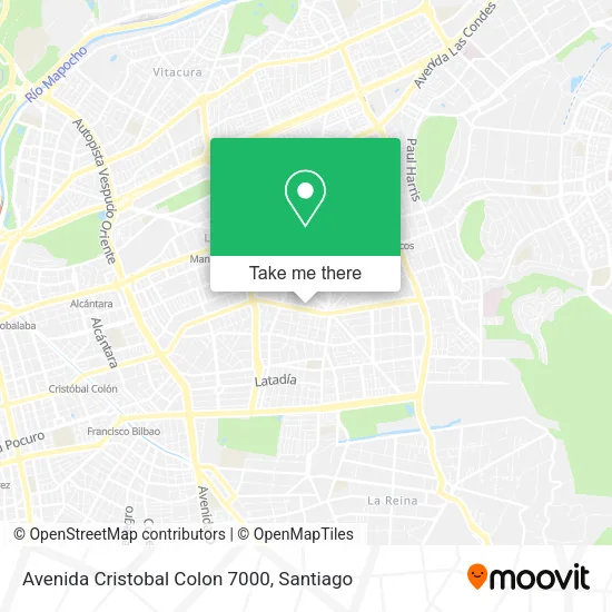 Avenida Cristobal Colon 7000 map