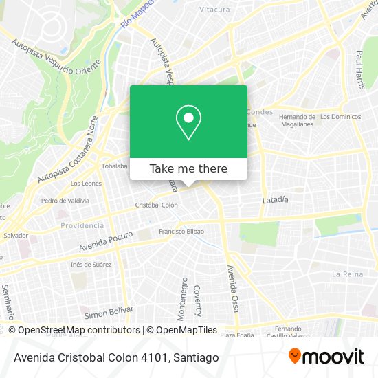 Avenida Cristobal Colon 4101 map