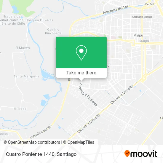 Cuatro Poniente 1440 map