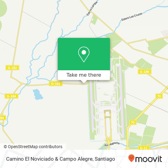 Camino El Noviciado & Campo Alegre map