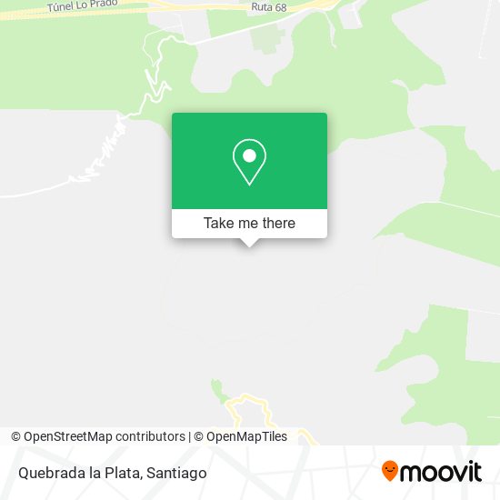 Mapa de Quebrada la Plata