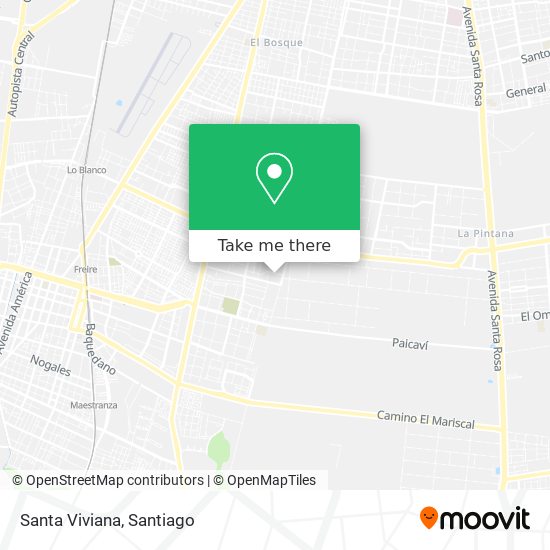 Mapa de Santa Viviana